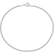 Sterling Silver 1.5mm Solid Rope Chain