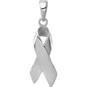 Sterling Silver Cancer Awareness Ribbon Charm
