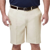 Haggar Big & Tall Cool 18 PRO Solid Flat Front Shorts