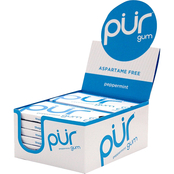 Pur Peppermint Flavor Sugar Free Gum 9 pc. Blister Pack