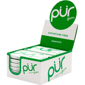 Pur Spearmint Flavor Sugar Free Gum 9 pc. Blister Pack