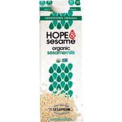 Hope & Sesame Unsweetened Sesamemilk (keto/34g protein) 12 units, 1 liter each
