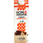 Hope & Sesame Chocolate Hazelnut Sesamemilk (34g protein) 12 units, 1 liter each