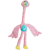 Leaps & Bounds So Fly Flamingo Plush Dog Toy with Long Limbs 2x Large