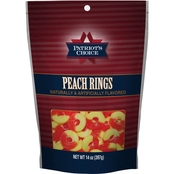 Patriot's Choice Peach Gummi Rings 14 oz.