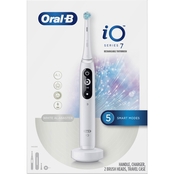 Oral-B IO Series 7 White Alabaster Rechargeable Toothbrush Kit