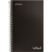 TOP FLIGHT WIRED 3 SUBJECT NOTEBOOK WITH 4 POCKETS