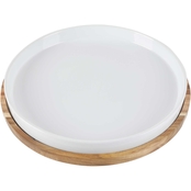 Gibson Elite Gracious Dining Lazy Susan with Rotating Base