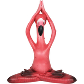 Exhart Meditating Yoga Flamingos Garden Statues