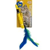 Petmate JW Flutteree Feathers Telescopic Wand Cat Toy
