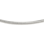 Sterling Silver Round 2.75mm Neck Wire Necklace