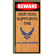 All Star Dogs U.S. Military Wood Sign