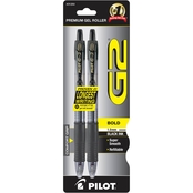 Pilot Pen G2 Black Bold, 2 pk.