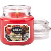 Candle-lite Everyday Apple Cinnamon Crisp Jar Candle 3 oz.