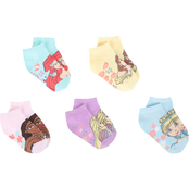 Disney Princess Little Girls Ankle Socks 5 pk.