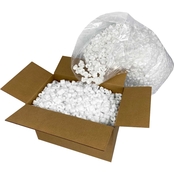 Uboxes Packing Peanuts with 3.5 cu. ft. of Styrofoam Cushioning, White