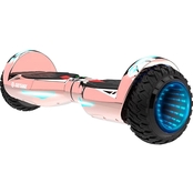 GoTrax Nova Pro Bluetooth Hoverboard with Rose Gold Finish