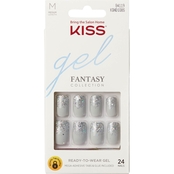 Kiss Gel Fantasy Ready-to-Wear Gel Nails, Manhattan Tango