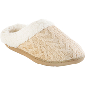 Isotoner Women's Cable Knit Alexis Slide Slippers