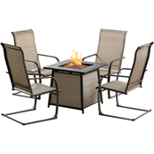 Gas Fire Pit 5 pc. Seating Set
