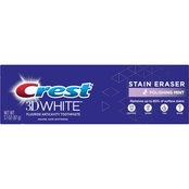 Crest 3D White Stain Eraser Polishing Mint Teeth Whitening Toothpaste 3.1 oz.
