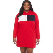 Tommy Hilfiger Plus Size Flag Sweatshirt Dress