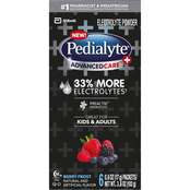 Pedialyte AdvancedCare Plus Electrolyte Powder Berry Frost 6 ct.