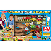 Melissa & Doug Deluxe Multi Vehicle Activity Rug Play Set