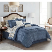Grand Avenue Francis 10 pc. Blue Comforter Set