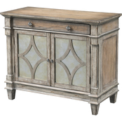 Coast to Coast Barclay Weathered Accents Two Door One Drawer Cabinet