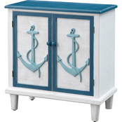 Coast to Coast Accents Anchor's Away Two Door Cabinet