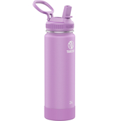 Takeya 24 oz. Actives Insulated Stainless Steel Water Bottle with Straw Lid