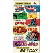 Marvel Printed Retro Be You! Inspirational Canvas