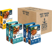 Good Catch Plant Based Breaded Fish Sticks, Fish Fillet and Crab Cake 5 pk., 8 oz.