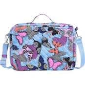 Vera Bradley Grand Vanity Case Recycled Cotton Butterfly By