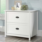 Sauder County Line Soft White 2 Drawer Lateral File Cabinet