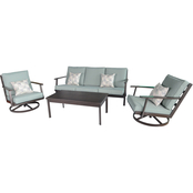 Sunmate Casual New Castle 4 pc. Deep Seating Chat Set