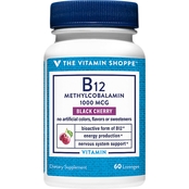 The Vitamin Shoppe B12 Methylcobalamin 1,000 MCG 60 ct.
