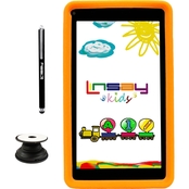 Linsay 7 in. 2GB RAM 32GB Tablet with Kids Red Case, Backpack, Holder and Pen