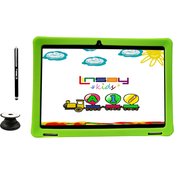 Linsay 10.1 in. 2GB RAM 32GB Tablet with Yellow Kids Case, Holder and Pen Bundle