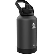 Takeya 64 oz. Actives Insulated Stainless Steel Bottle Wide Handle with Spout Lid