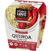 Kitchen & Love Ready to Eat Vegan Jalapeno Roasted Pepper Quinoa 18 pk., 7.9oz. ea.