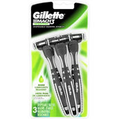 Gillette Mach3 Sensitive Men’s Disposable Razors, 3 Count