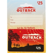 Outback Steakhouse $25 Gift Card