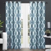 Exclusive Home Ironwork Blackout Grommet Top Curtain Panel Pair