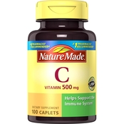 Nature Made Vitamin C 500 mg Caplets 100 Ct.