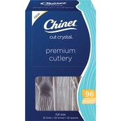 Chinet Premium Cut Crystal Cutlery 96 pc. Set