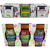 Cucina & Amore Gourmet Gift Boxes Pesto & Vegetable Trio Sets 4 pk.