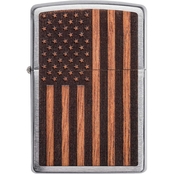 Zippo Woodchuck Series US Flag Lighter