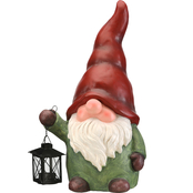 National Tree Company 18 in. Red and Green Gnome Candleholder